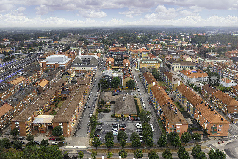 Aerial view of Hässleholm